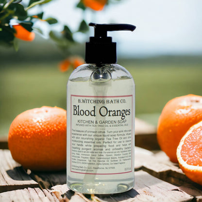 Blood Orange Kitchen & Garden Liquid Soap 8oz.