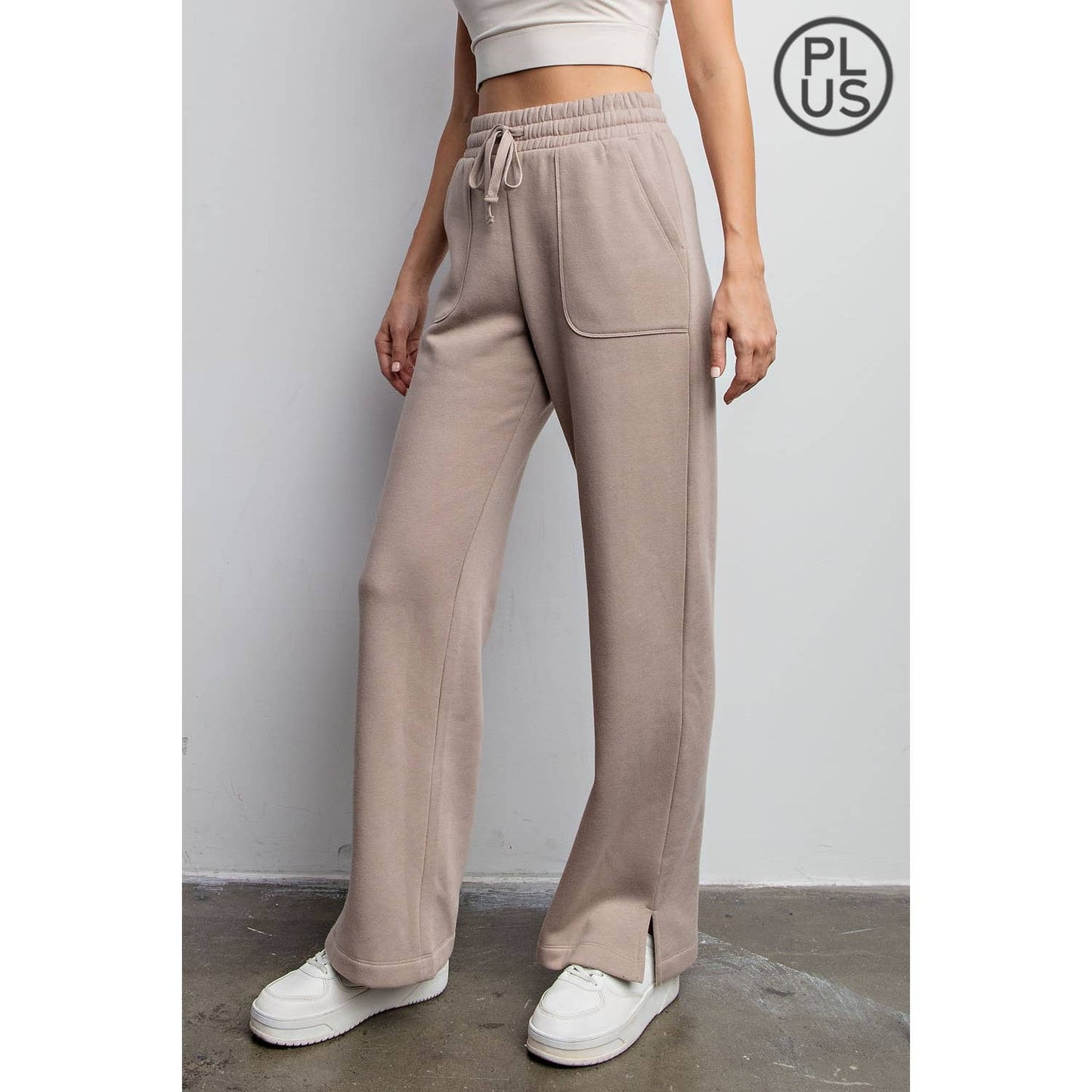 FRENCH TERRY Sky Blue / 2XSTRAIGHT LEG PANTS: