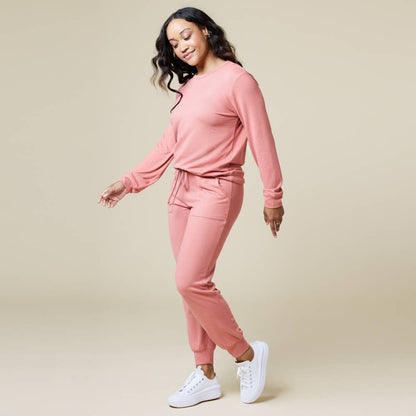 Women's Cloud Soft Dream Crew Neck Lounge Set - Oprah's Fave