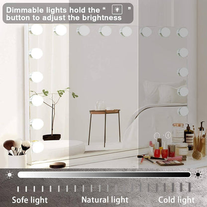 Vanity Mirror Lights And Bluetooth Speaker 32x23 Inches
