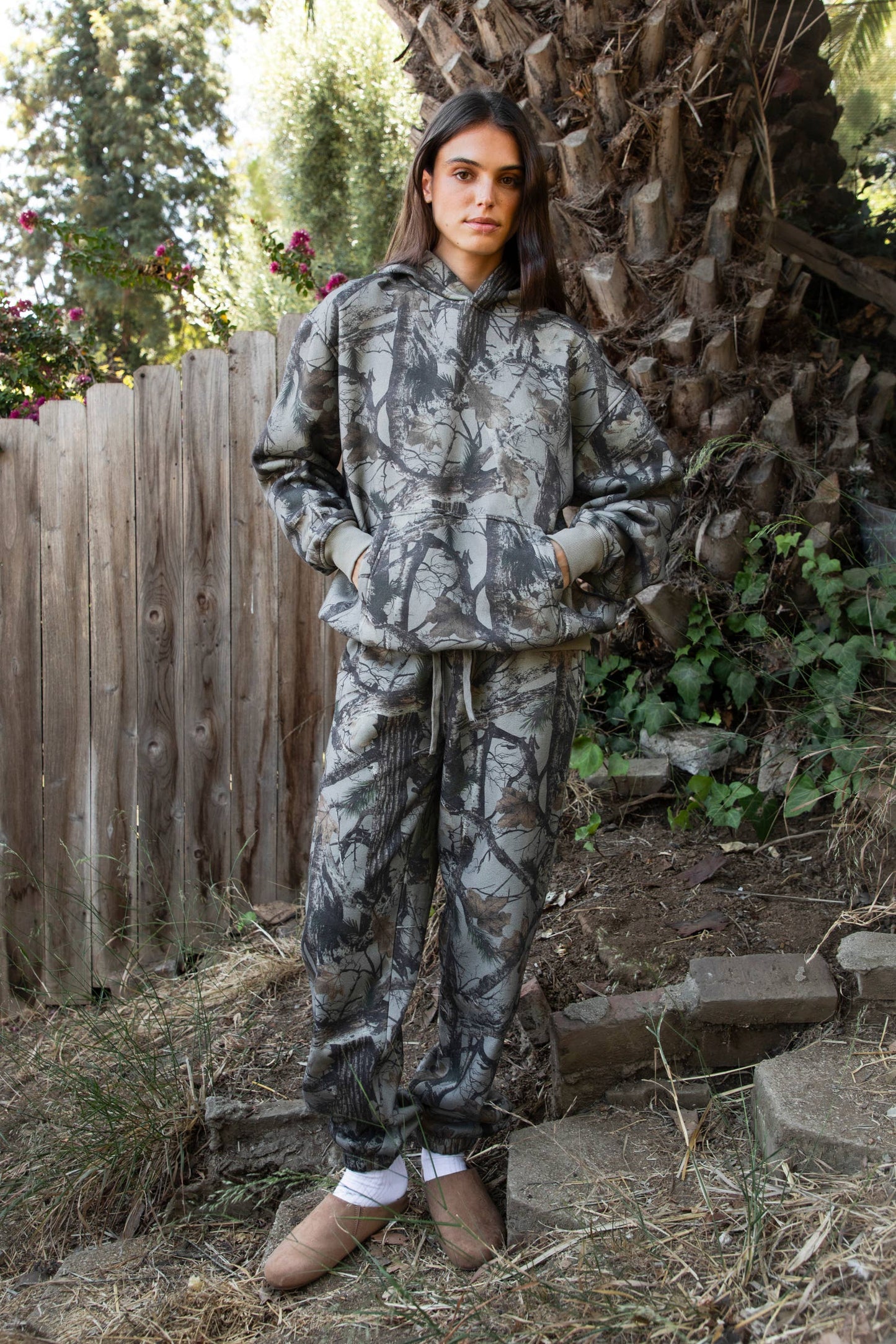 ELK Woodland Camo Cloud Fleece Classic Oversized Hoodie