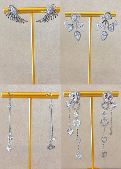 The Sparkle & Shine Crystal Earring Set of 4
