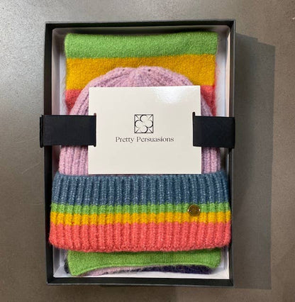 S23215C Merry Fun Scarf/Beanie Gift Box Set