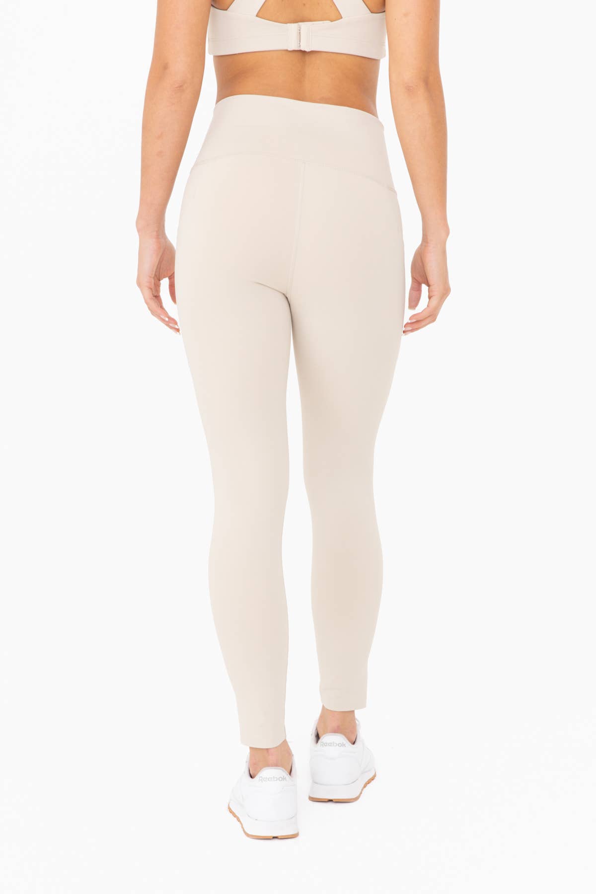 Laser-Cut and Bonded Essential Foldover Highwaist Leggings: CANDY PINK / S:M:L (2:2:2)