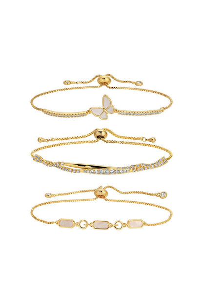 Sandy CZ Bracelet Set