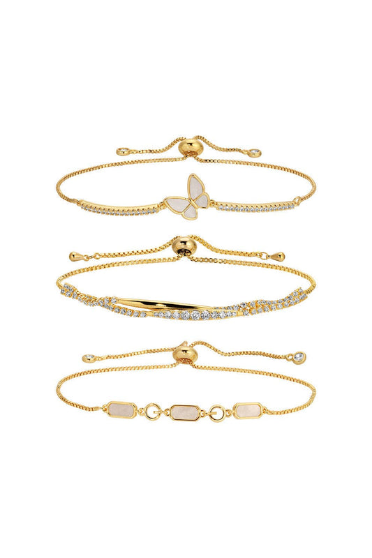 Sandy CZ Bracelet Set