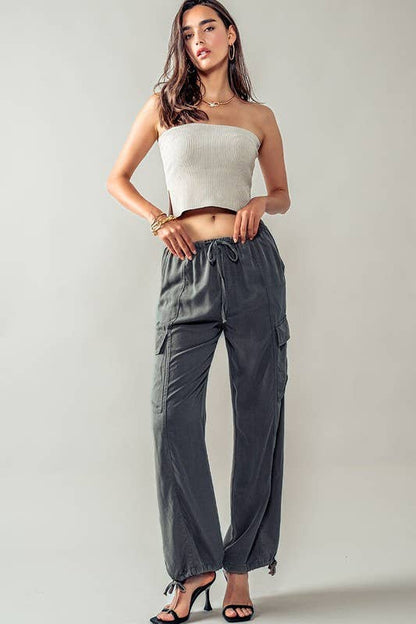 Cargo Chic Straight Leg Pant