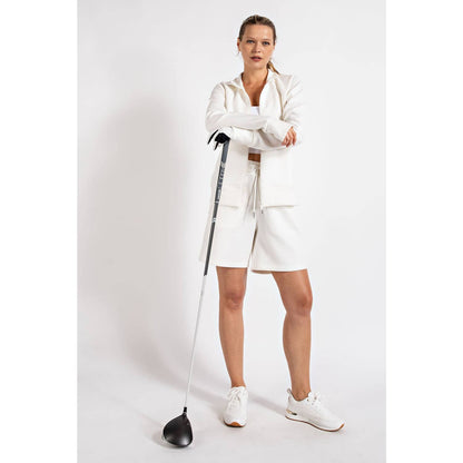 PONTI JACKET WITH POCKET: Charcoal / S