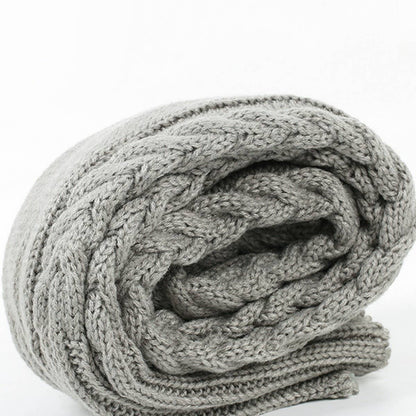 AUTUMN AND WINTER WARM SOLID COLOR KNEE SOCKS_CWMS0307