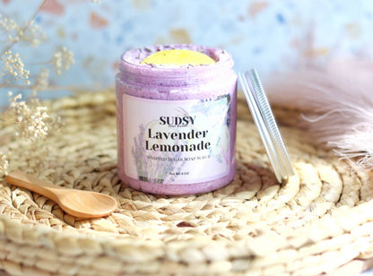 Lavender Lemonade Whipped Sugar Scrub