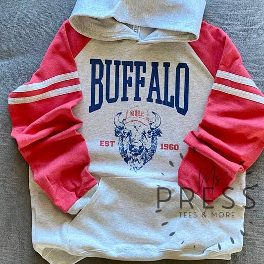 Retro Buffalo Bill Hoodie: XL