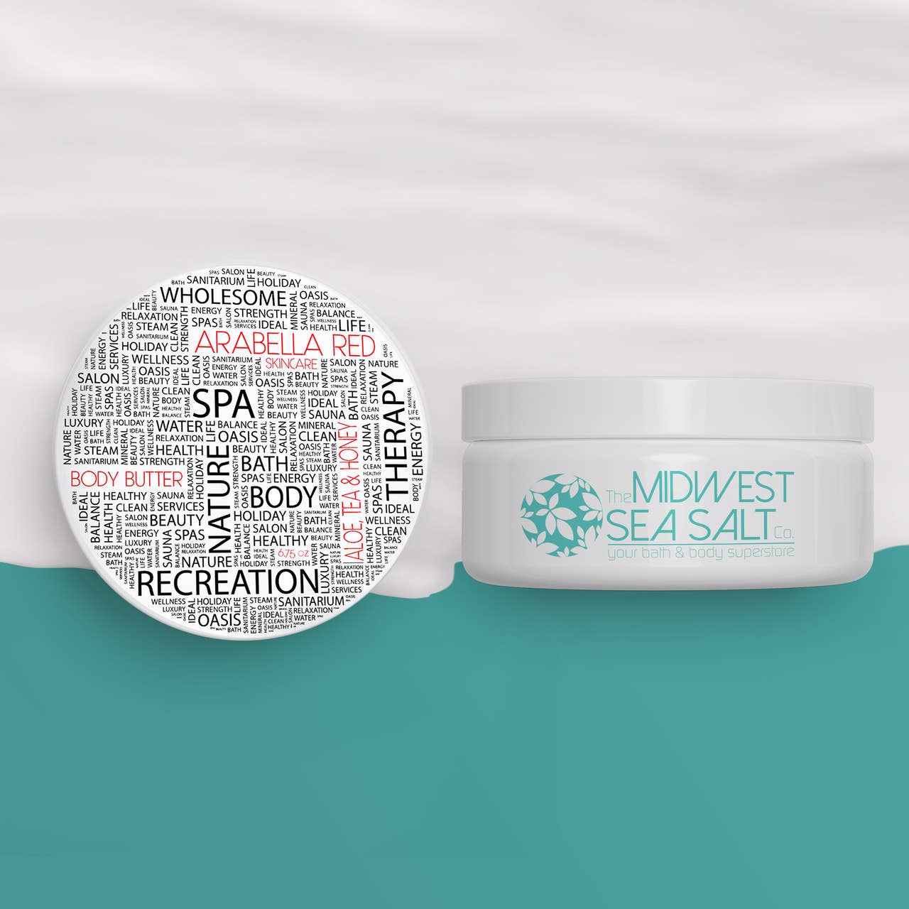 Aloe, Tea & Honey Whipped Body Butter - 6.75oz - All Natural: Retail Product