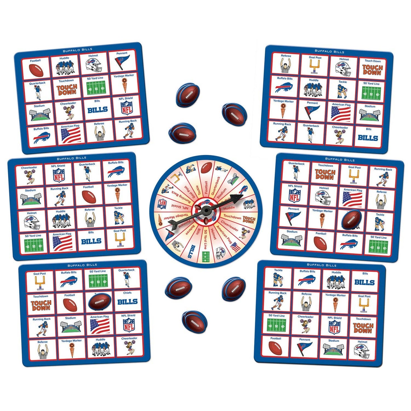Buffalo Bills NFL Bingo Game