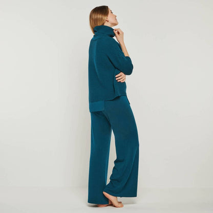 LOUNGEWEAR SET - Sweater Bailey & Pants Bailey: Teal / XL