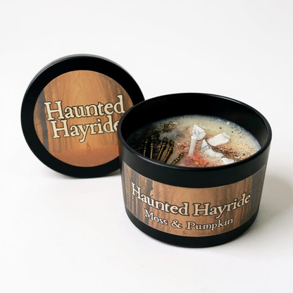 Haunted Hayride Candle | Moss & Pumpkin | Halloween
