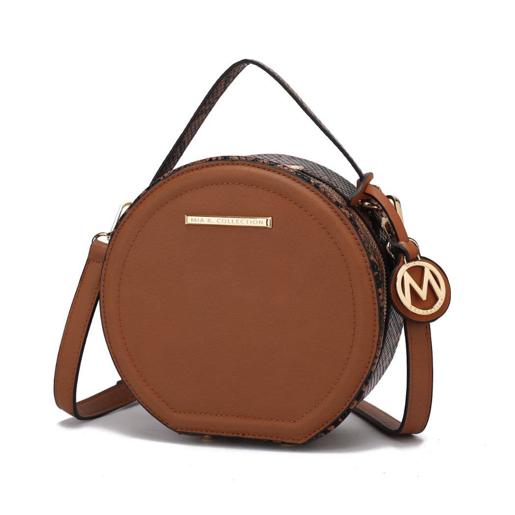 Mallory Crossbody Handbag Vegan Leather Women by Mia k.: Olive
