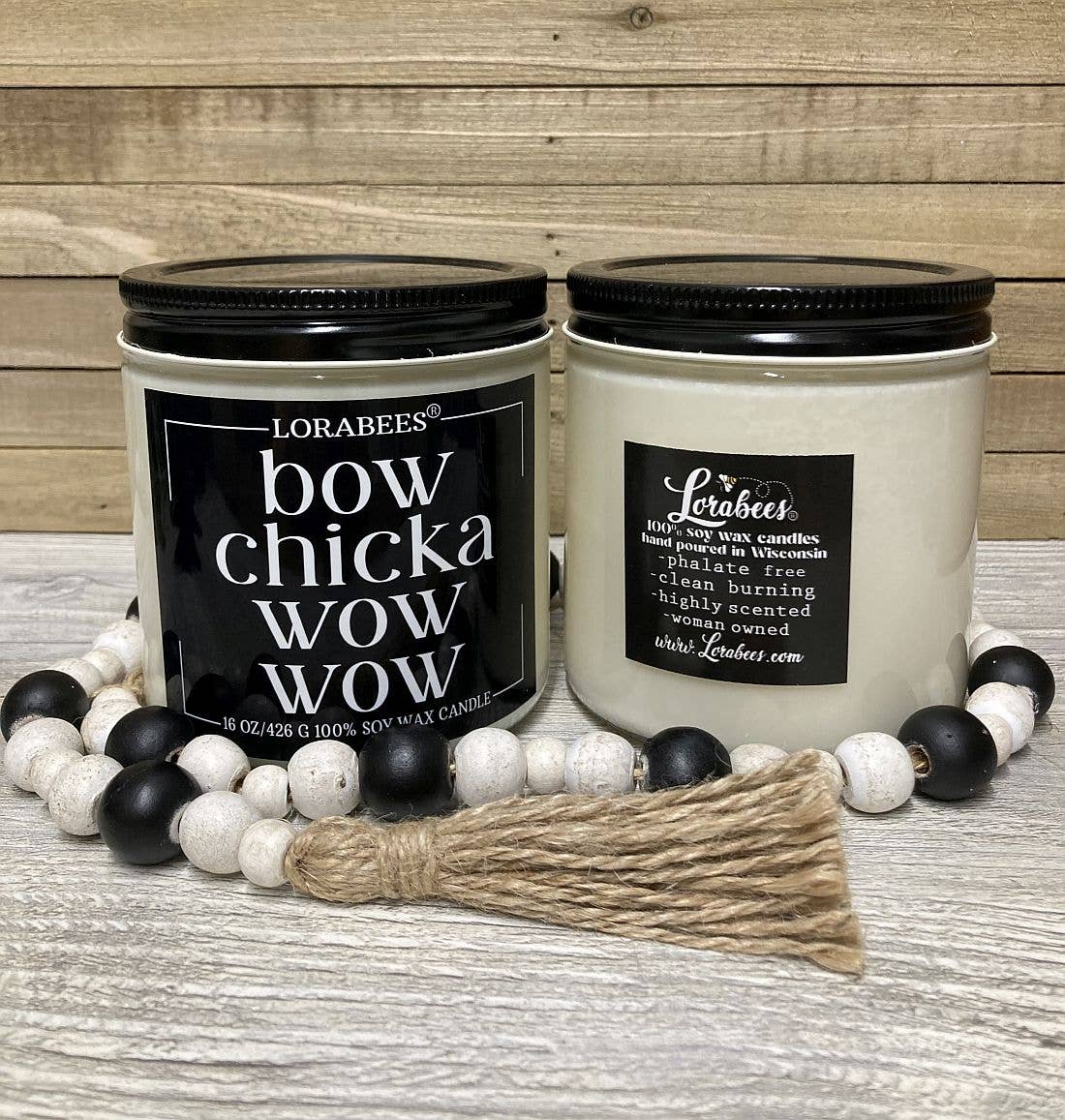 FUN CANDLE LINE: Bow Chicka Wow Wow