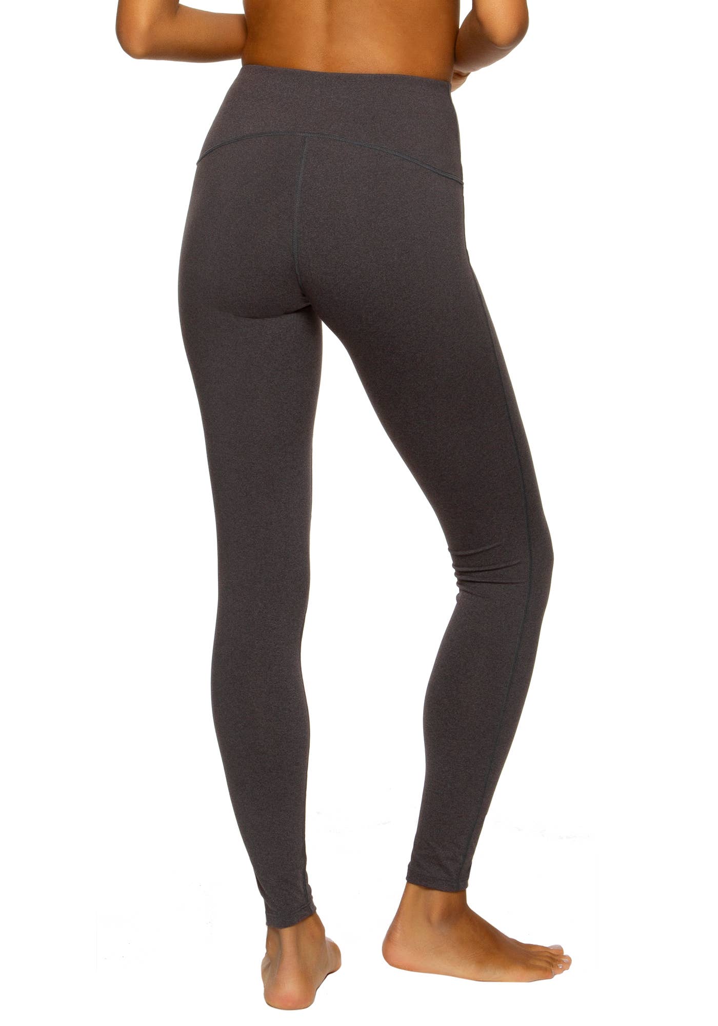 Velvety Soft High-Waisted Leggings - Charcoal Heather