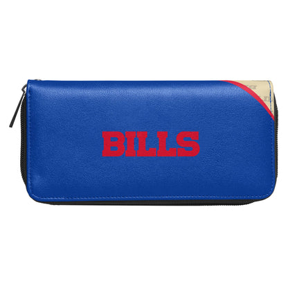 NFL Buffalo Bills Curve Organizer Zip Wallet