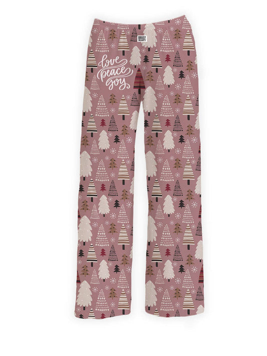 Love, Peace, and Joy Lounge Pants: X-Large