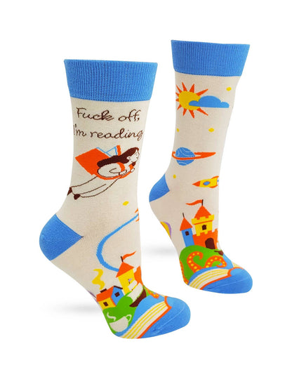 F*ck Off I'm Reading Women's Crew Socks