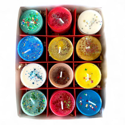 Christmas Tealight Gift Set | 12 Days of Candles 