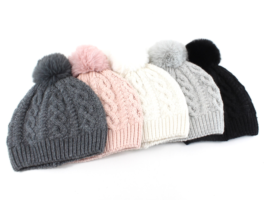 S24152C Cable Knit Beanie