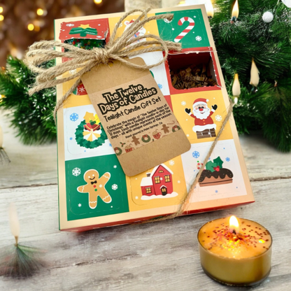 Christmas Tealight Gift Set | 12 Days of Candles 