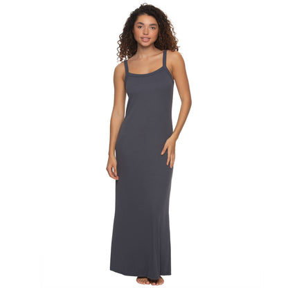 Primavera Soft Rib Lounge Dress: Odyssey Gray (OGY) / XL