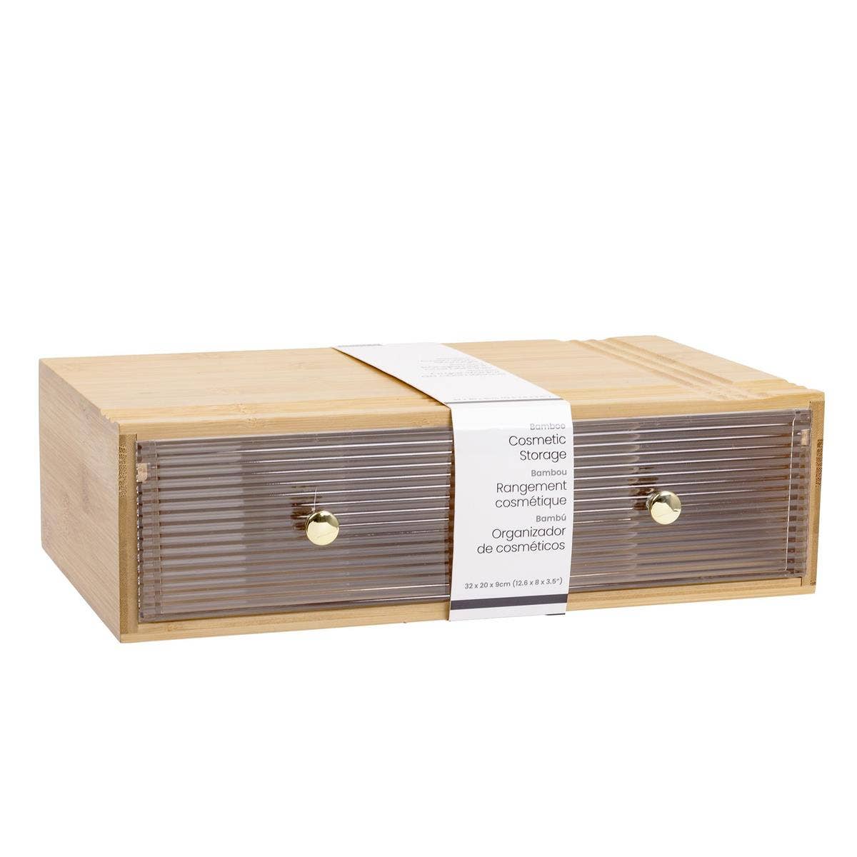 Stylish and Eco-Friendly Bodico Bamboo Cosmetic Storage