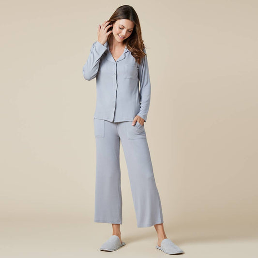 Aria - Slim Notch Collar PJ Set