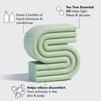 (Sample) Tea Tree & Mint Clarifying Shampoo Bar