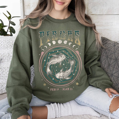 Pisces Zodiac, Astrology, Horoscope Sweatshirt
