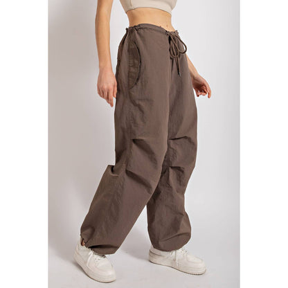 CARGO PANTS: Olive / M NYLON TASLAN BALLON