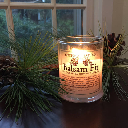 Balsam Fir Soy Wax Apothecary Candles 8oz