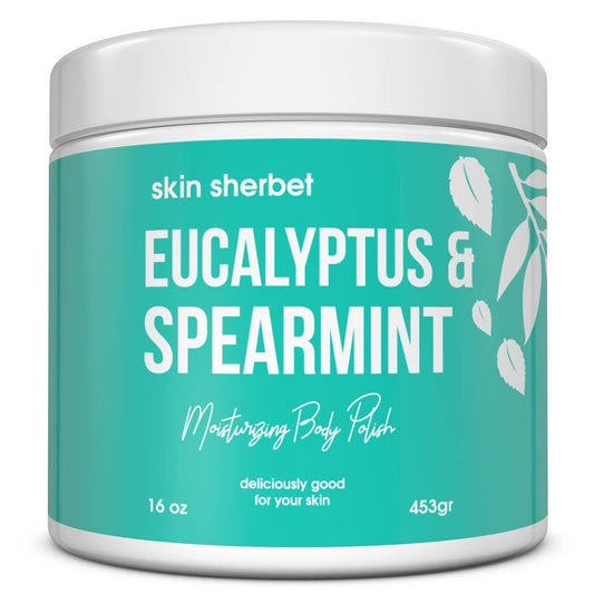 Skin Sherbet Eucalyptus & Spearmint Body Polish Salt Scrub: Retail Product