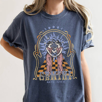 Gemini Zodiac Comfort Colors Tees, Horoscope, Astrology