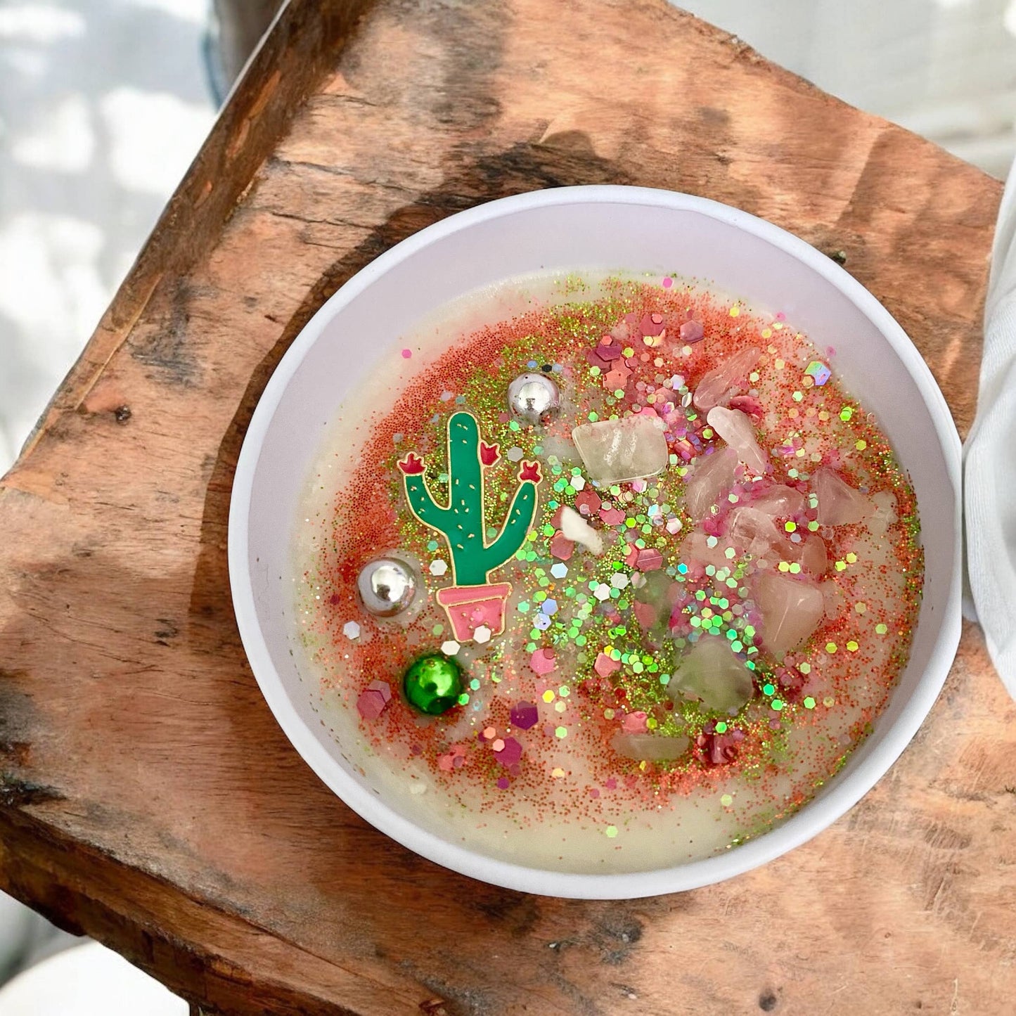 Christmas Cactus Candle | Cactus Pear & Pine | Soy | Vegan