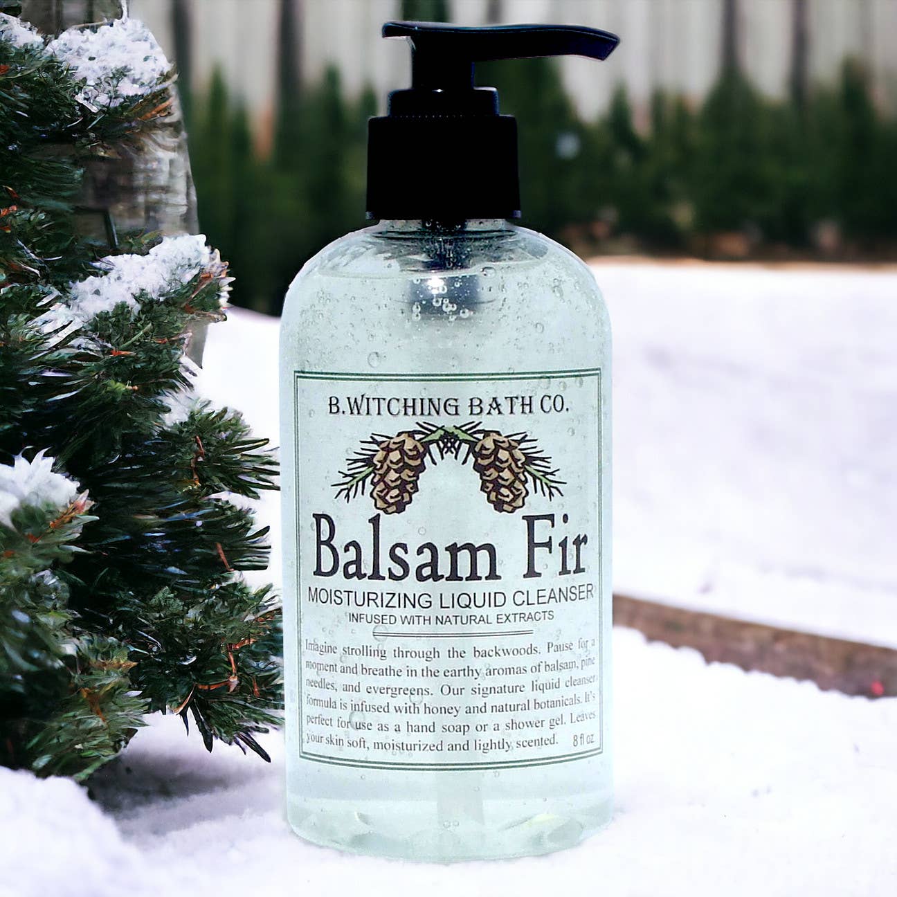 Balsam Fir Holiday Liquid Soap 8oz