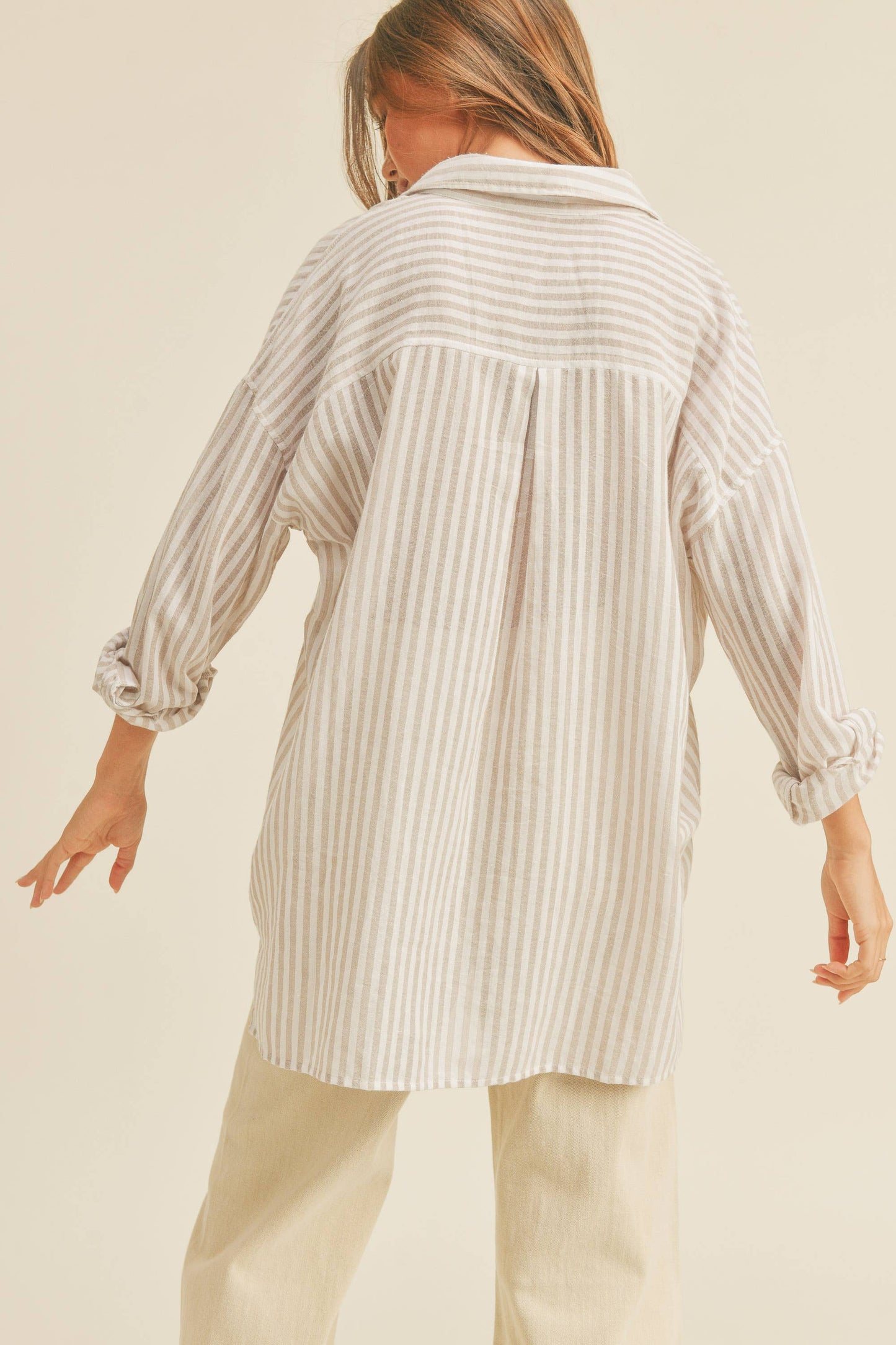 MMT549     STRIPED BUTTON DOWN SHIRTS