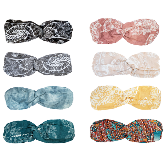 Twist Headbands (10 Pack Assortment)