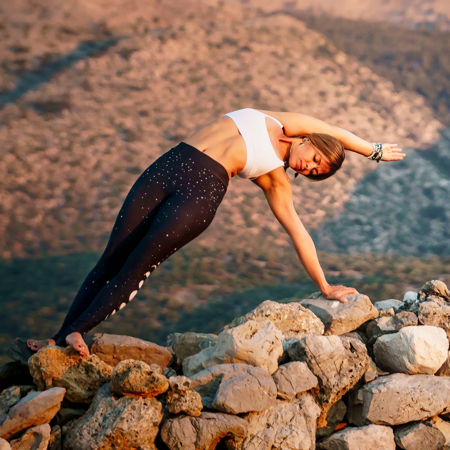 Moonlight - High Waist Leggings: L/XL 12-18