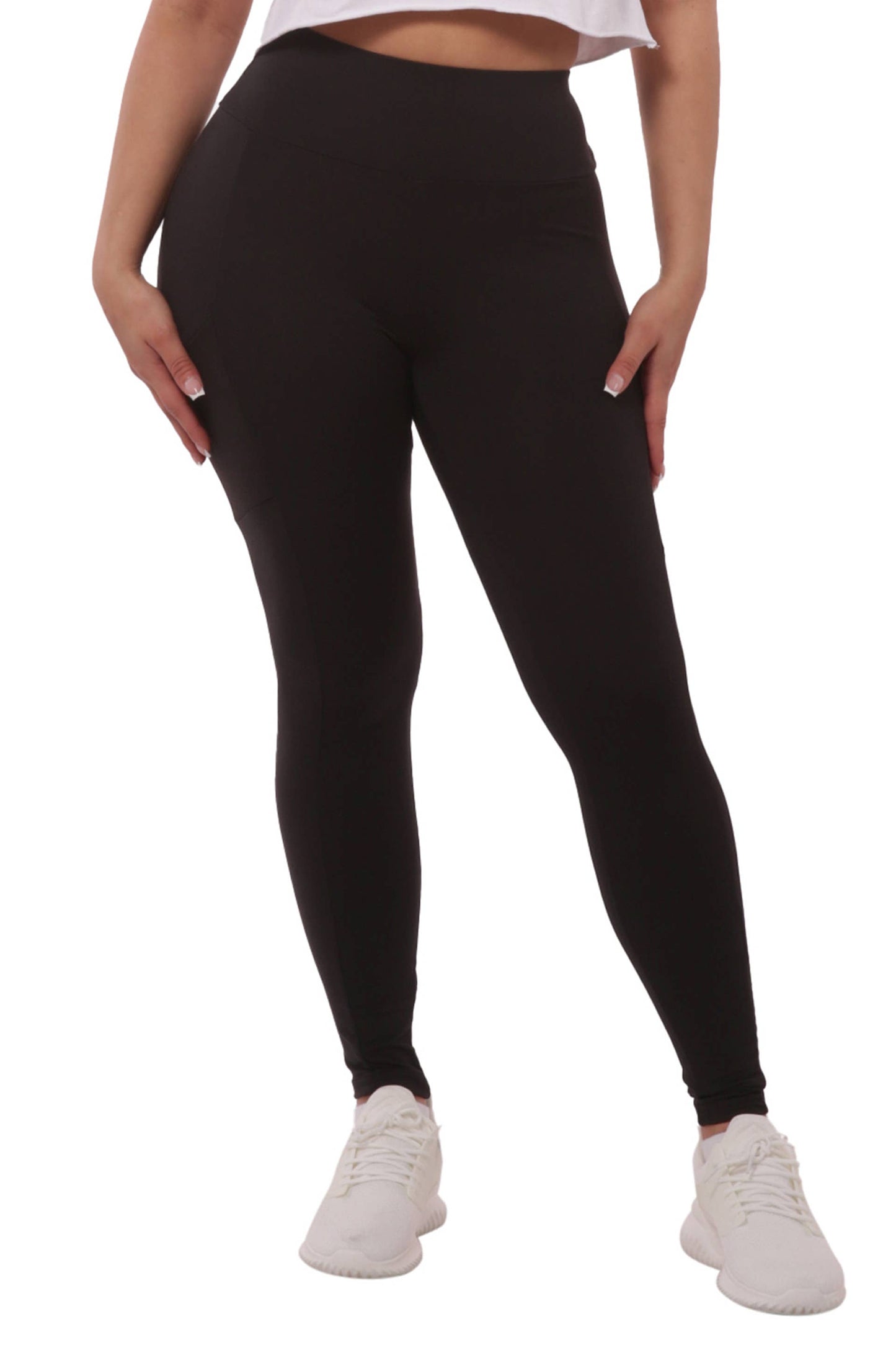 High Waist Fleece Leggings - Butt Lifting