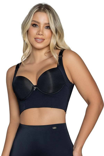 Max Back Coverage Bra: Black / 40B