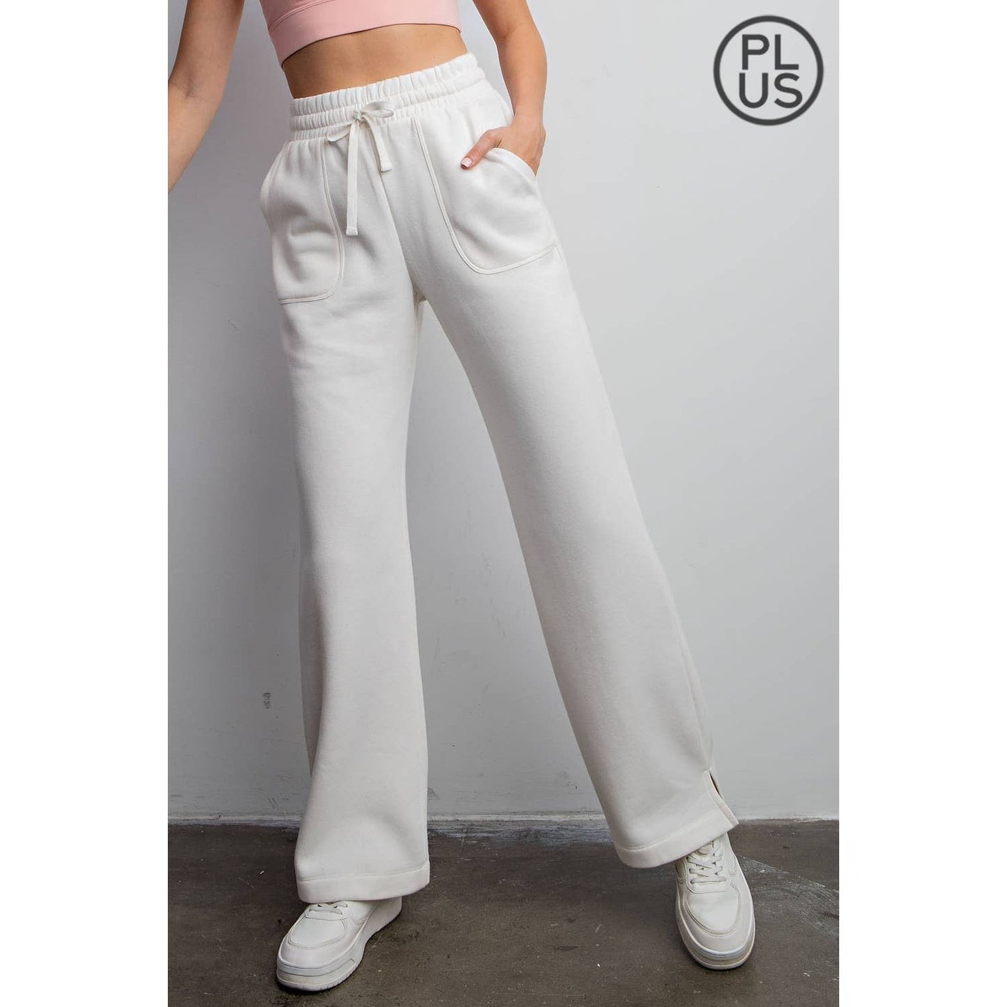 FRENCH TERRY Sky Blue / 2XSTRAIGHT LEG PANTS: