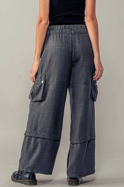 **Everywhere Linen Cargo Pants