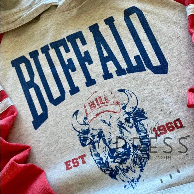 Retro Buffalo Bill Hoodie: M