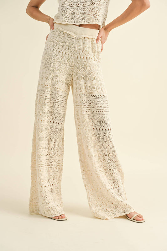 P3414ST   MIX AND MATCH CROCHET PATTERN PANTS