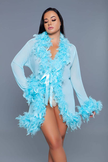 BW834STUR Lux Robe Turquoise