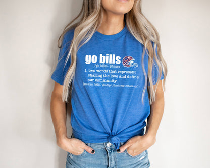 Go Bills definition shirt
